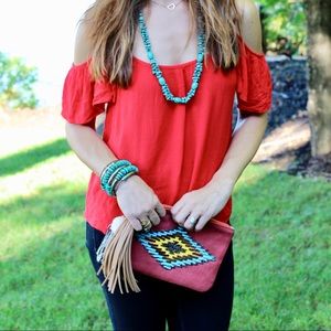 Sam Edelman Tribal Clutch